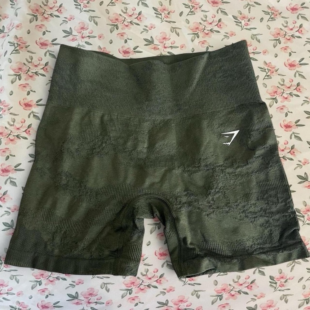 Gymshark Forest Green Shorts for Women